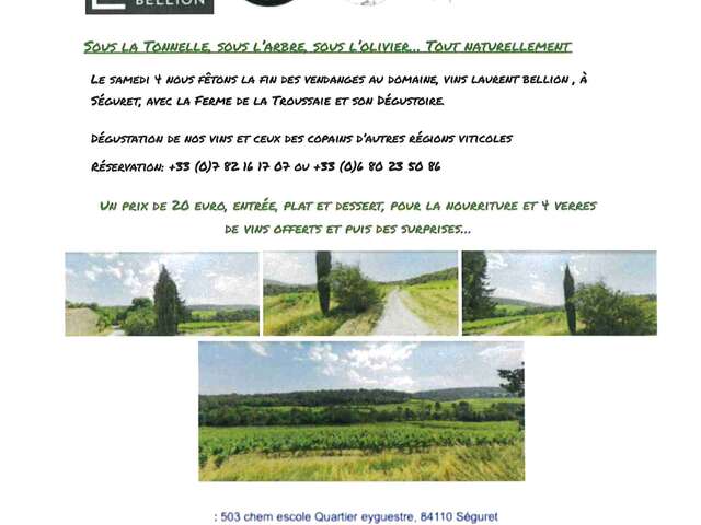 Fest zum Abschluss der Weinlese " La Gerbaude 2025" - Vins Laurent Bellion