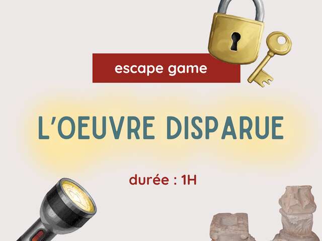 Escape game : l'oeuvre disparue