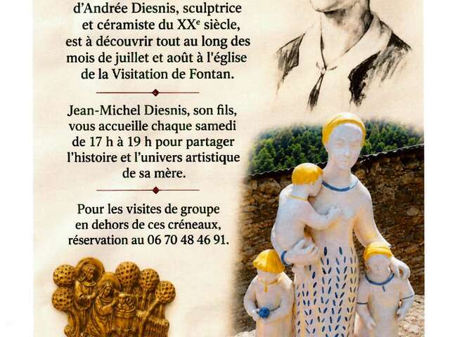 Mostra delle opere di Andrée Diesnis