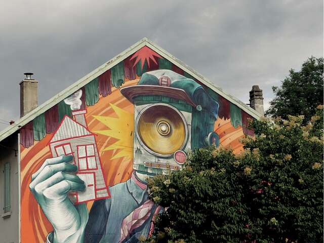 La fresque des cheminots - Street art