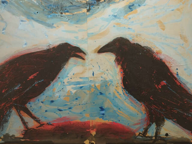 Exposition le Nid, La Corneille et la Plume - Installations du collectif TRACE-ECART