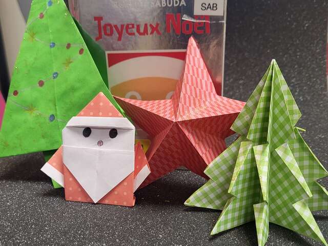Atelier créatif "Noël en origami"