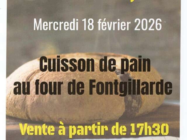 Cuisson du pain à Fontgillarde