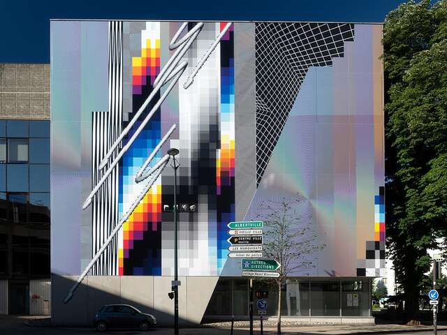 Optichromie Annecy de Felipe Pantone - Annecy Paysages