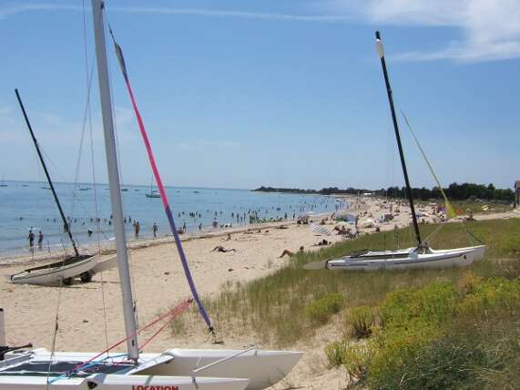 Plage sud de Rivedoux-plage