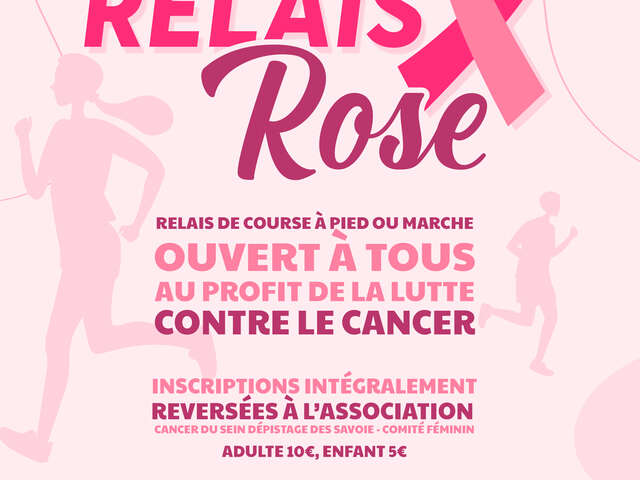 Relais rose aux Contamines