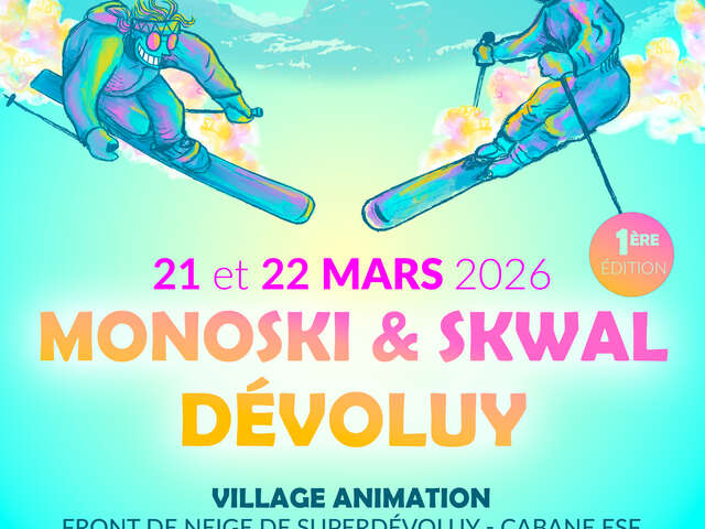 Le monoski Skwal Dévoluy