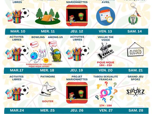 Ré Jeunesse La Flotte - Marzo