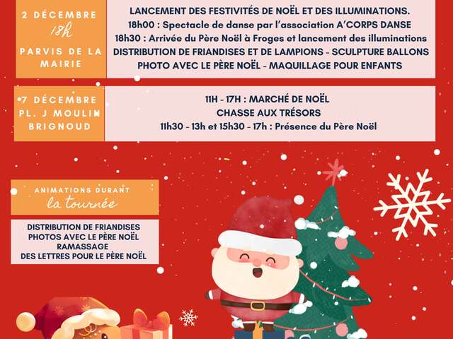 Illuminations et animations de Noël à Froges