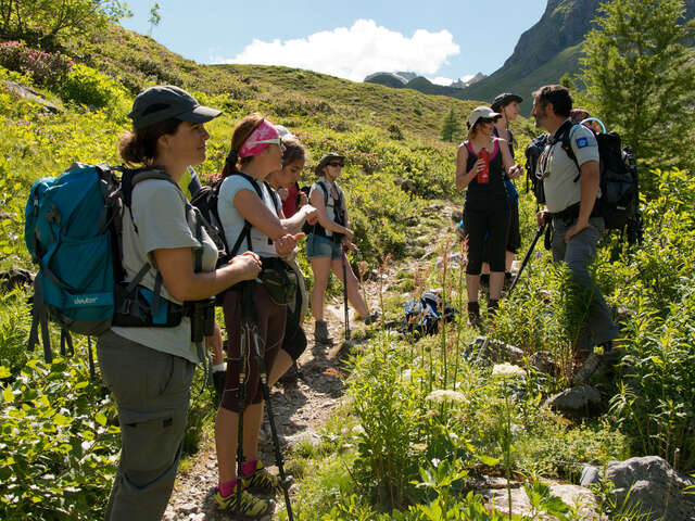 Meeting point with a Vanoise National Park official