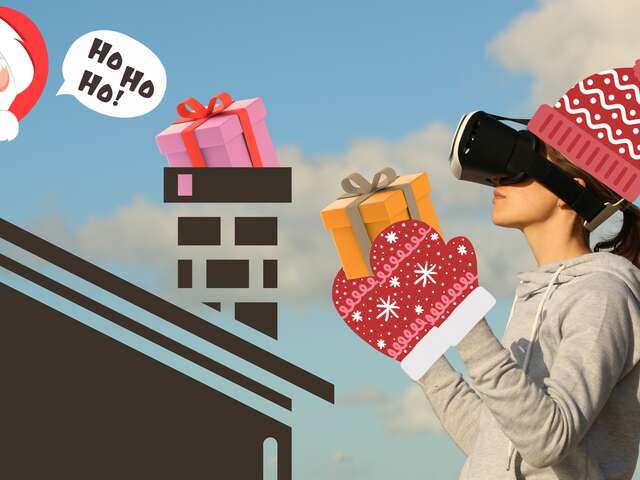 Deviens lutin du Père-Noël en réalité virtuelle