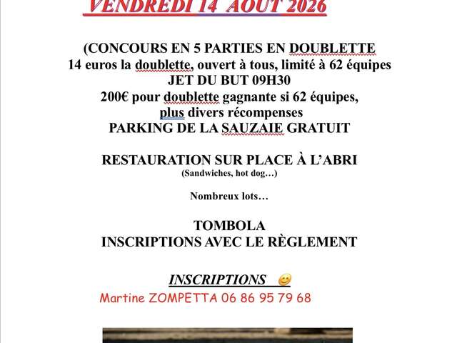 Sommer-Pétanque-Turnier
