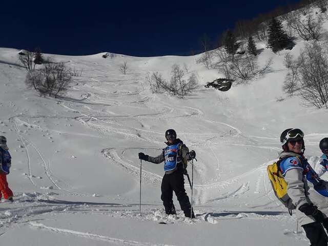 Cours de ski avec l'ESF du Collet