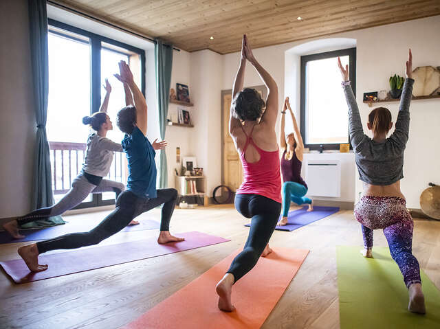 Yoga: hatha yoga and pranayamas
