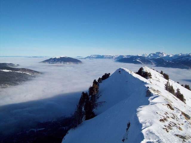 Itinéraire balisé de ski de randonnée "Les Crêtes"