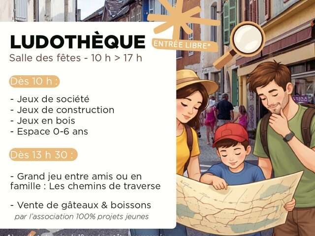 Ludothèque à la salle des fêtes de Belley