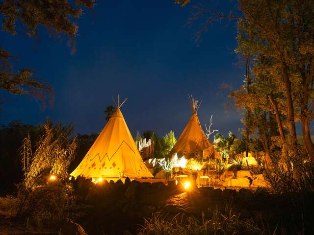 Les tipis du Ranch de la Mène