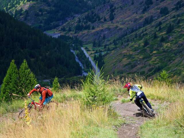 Itinéraire all mountain VTT "Single Ristolas"