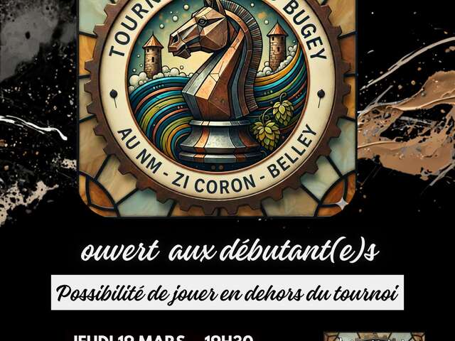 Tournoi d'échecs "Blitz du Bugey" : à vos pions !