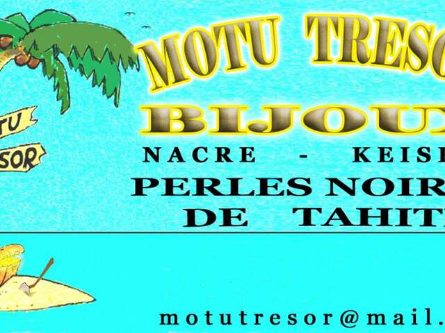 Motu Trésor - Bijoux Perles Noires De Tahiti