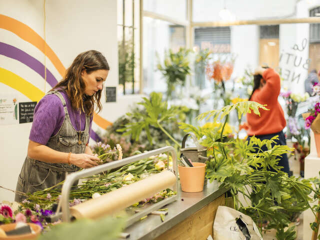 Atelier floral avec La Butinerie