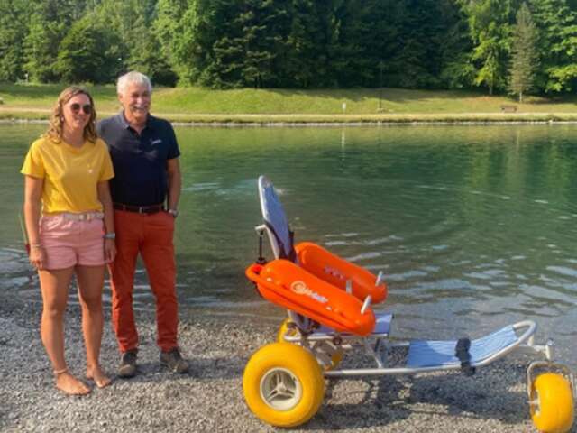 Uitleen van strandrolstoelen (Tiralo) voor mensen met beperkte mobiliteit