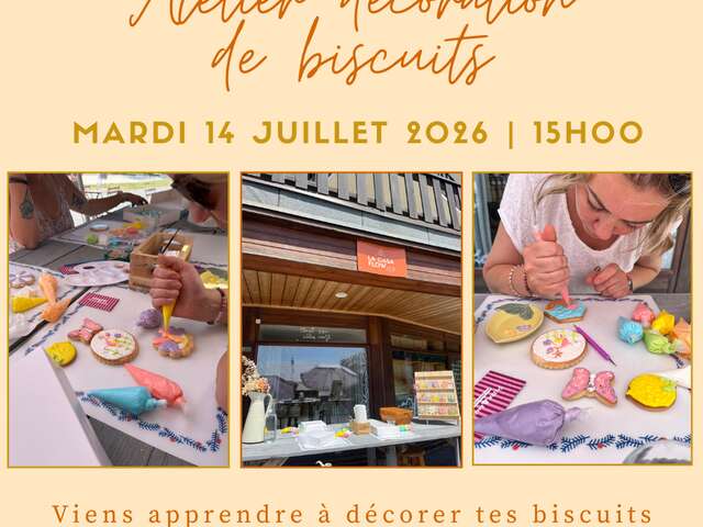 Atelier décoration de biscuits avec Elena