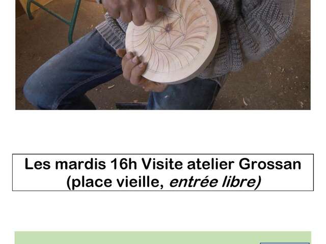 Visite de l'atelier bois des frères Grossan