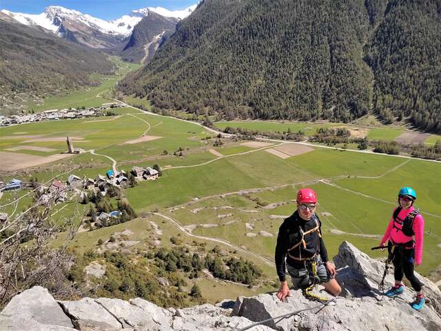 Via ferrata initiation dès 8 ans