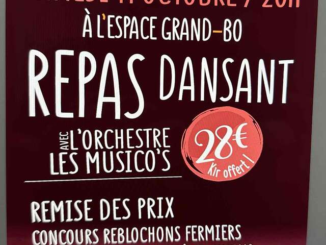 Repas dansant des jeunes agriculteurs de la Vallée de Thônes