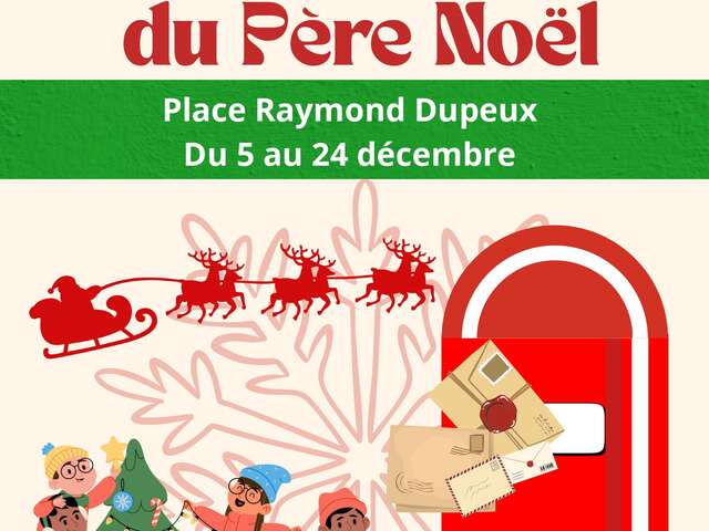Dépose ton courrier dans la boîte aux lettres du Père Noël
