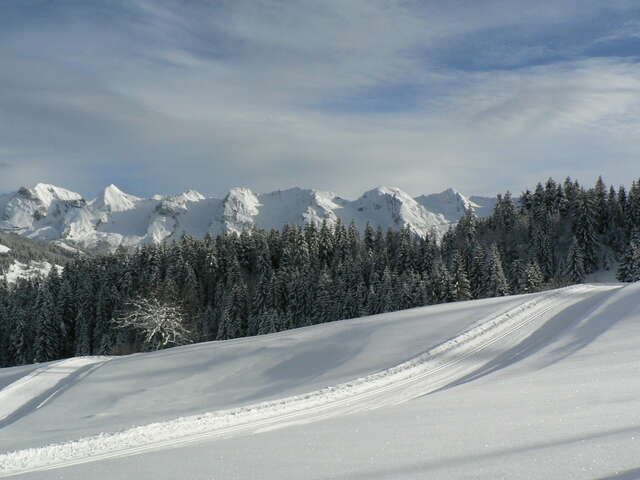 Itinéraire raquettes 26 Le Chinaillon - Le Grand-Bornand Village - Le Chinaillon