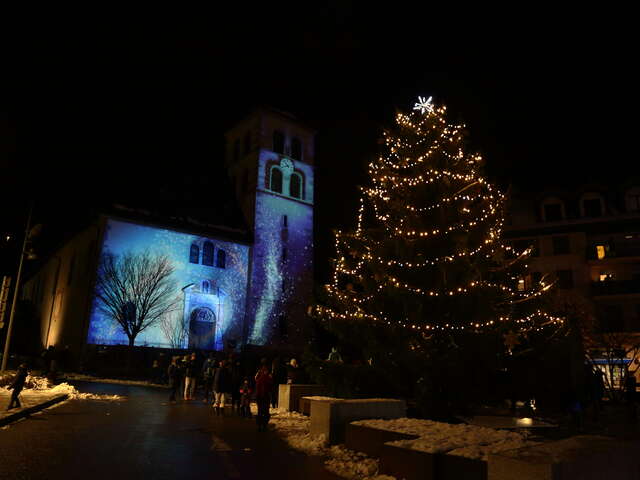 Noël à Sallanches - Projection mapping et Illuminations