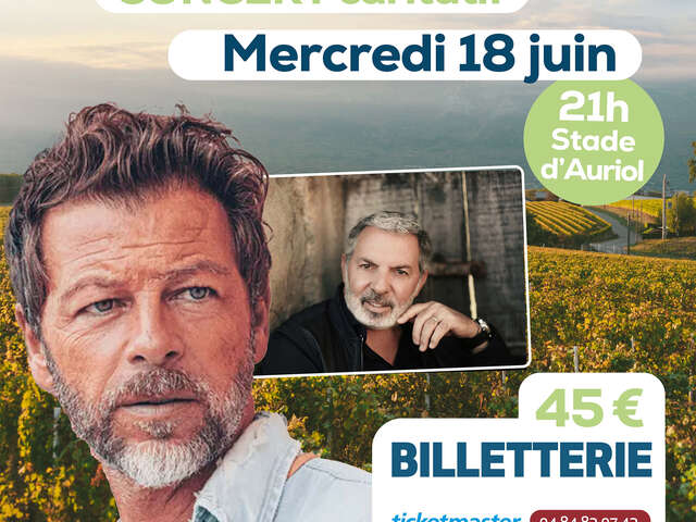 Concert caritatif Christophe Maé et Jean Menconi