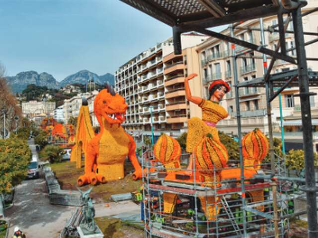 92ème Fête du Citron® - Behind the scenes at the Fête du Citron - Morning