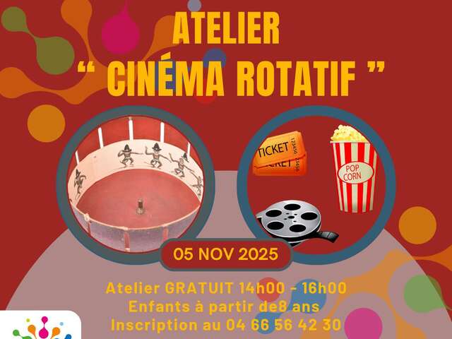 Les Mercredis du Pôle - Atelier " Cinéma Rotatif "