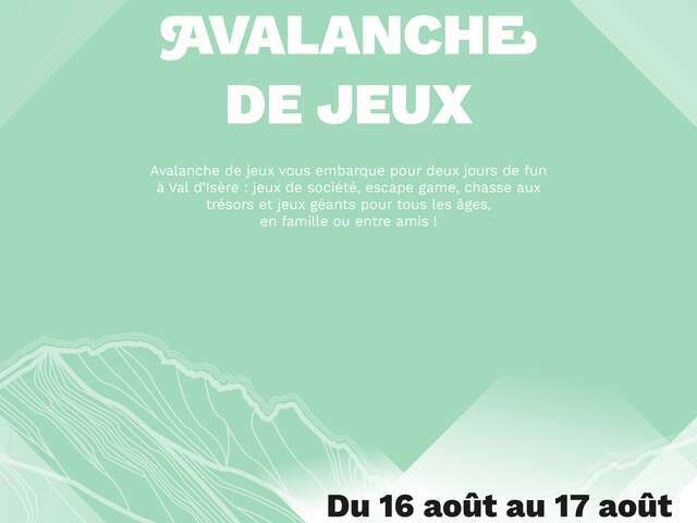 Avalanche de jeux