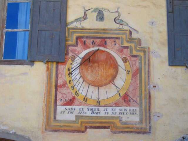Cadran solaire Zarbula maison Joseph Roux