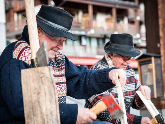 Pot d'accueil - Le travail du bois d'autrefois