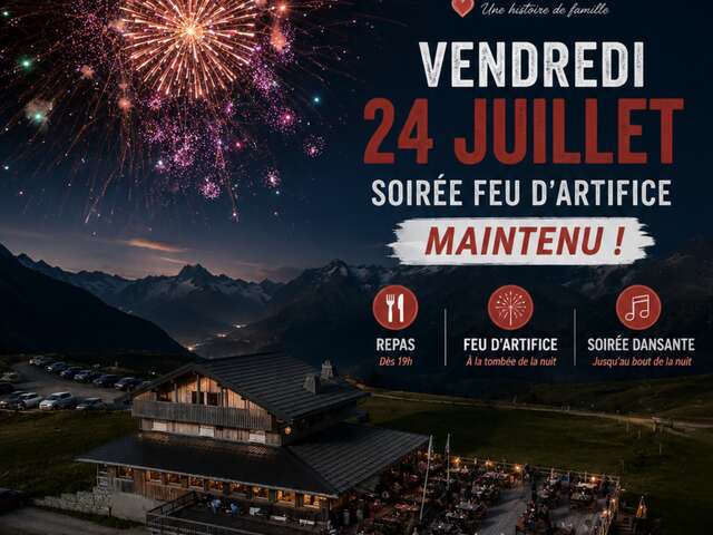 Soirée feu d'artifice et musique