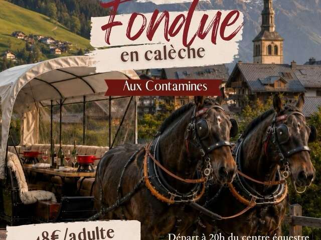 Soirée fondue en calèche