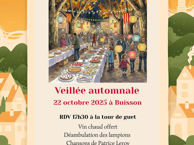 Veillée automnale à Buisson - Les Automnales en Vaison Ventoux