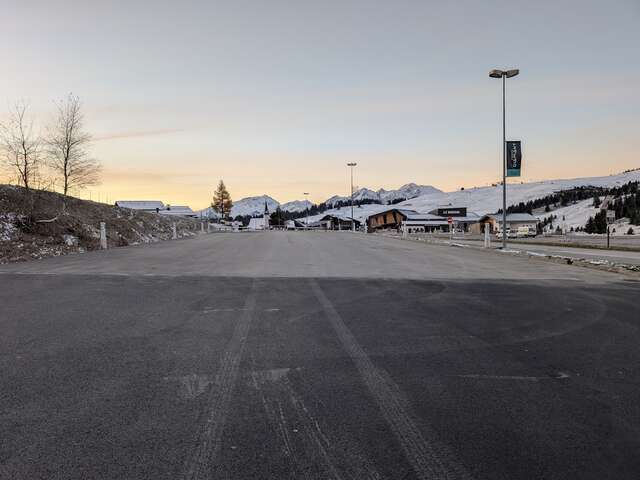 Col des Saisies camper van rest area