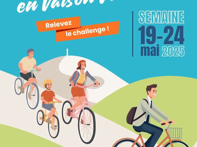 Electric bike day trip - 'Tous à vélo en Vaison Ventoux' (All by bike in Vaison Ventoux)