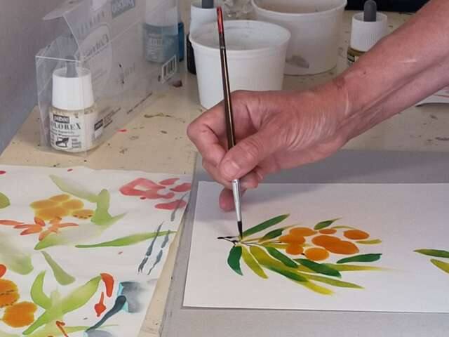 Atelier art et peinture : stage calligraphie et peinture