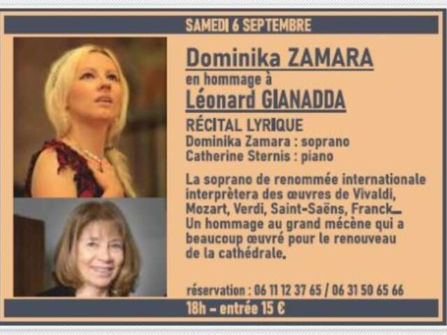 Lyrisches Recital "Hommage à Léonard Gianadda" - Musik im Kirchenschiff