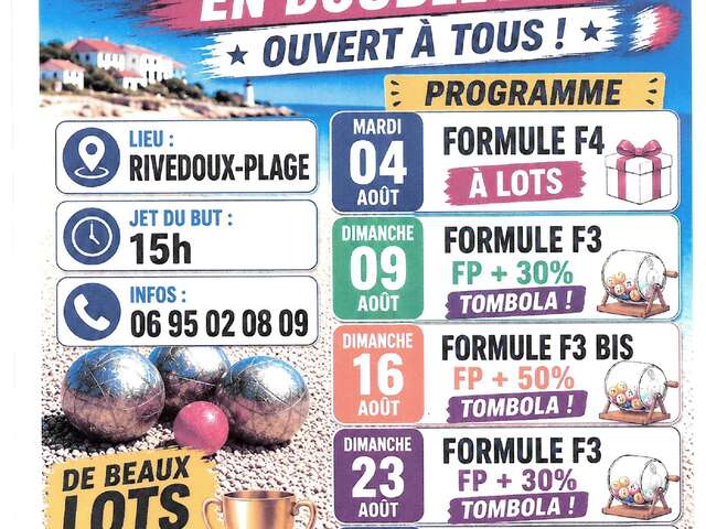Concours de pétanque