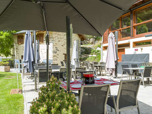 Snack bar at the Fondation Domus