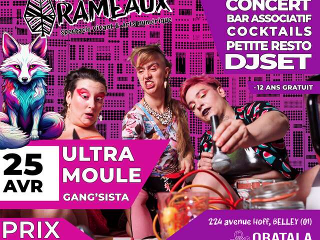 ULTRAMOULE en concert à l'Espace Rameaux