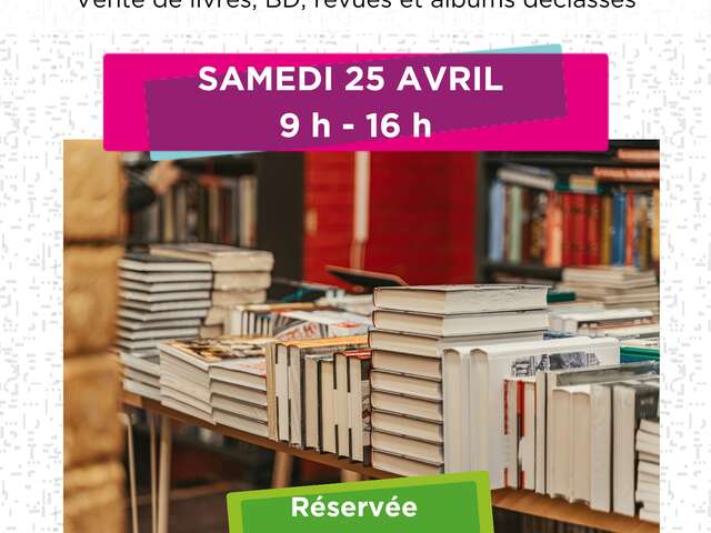 Braderie de la médiathèque de Belley